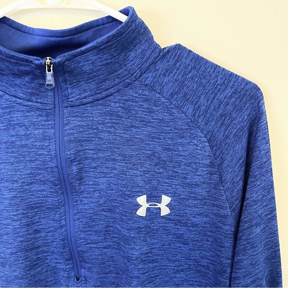 UNDER ARMOUR Tech™ ½ Zip Men’s Medium Blue Long Sleeve - Picture 5 of 6